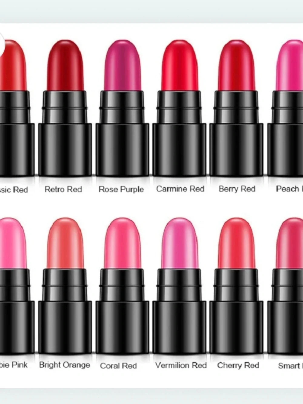 BioAoua Charm 12 Mini Lipstick Sample Kit